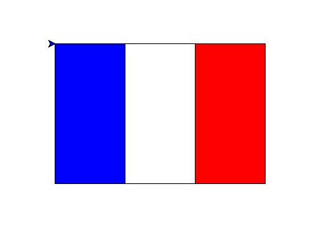 方形相關國旗 法國國旗